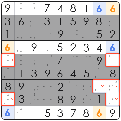 sudoku naked pairs technique